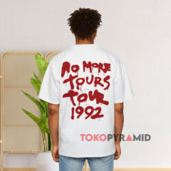 Vintage 1992 Ozzy Osbourne No More Tours Tour Shirt Double Sided 2 Vintage 1992 Ozzy Osbourne No More Tours Tour White T shirt Back