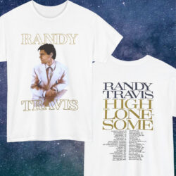 Vintage 1992 Randy Travis Shirt High Lonesome Concert Tour
