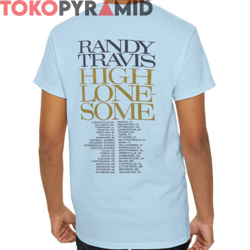 Vintage 1992 Randy Travis Shirt High Lonesome Concert Tour