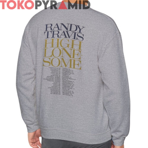 Vintage 1992 Randy Travis Shirt High Lonesome Concert Tour