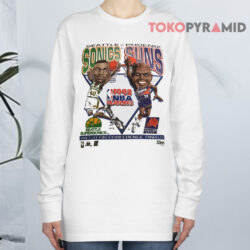 Vintage 1992 Seattle Supersonics vs Phoenix Suns Western Conference Finals Long sleeved