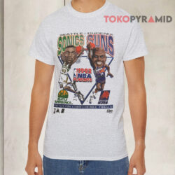 Vintage 1992 Seattle Supersonics vs Phoenix Suns Western Conference Finals Shirt