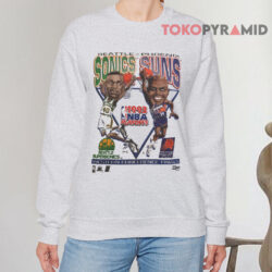 Vintage 1992 Seattle Supersonics vs Phoenix Suns Western Conference Finals Sweatshirt