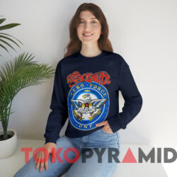 Vintage 1993 Aerosmith Aero Force One T-shirt 3 Vintage 1993 Aerosmith Aero Force One T shirt Navy Sweatshirt