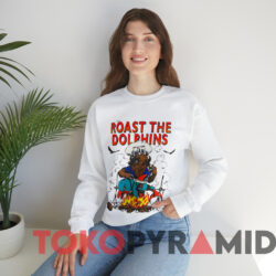 Vintage 1993 Buffalo Bills Roast The Dolphins T-shirt 3 Vintage 1993 Buffalo Bills Roast The Dolphins T shirt White Sweatshirt