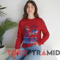 Vintage 1993 Buffalo Bills Salem Sportswear Nfl T shirt Red Sweatshirt