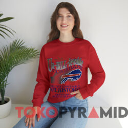 Vintage 1993 Buffalo Bills Un Bill Ievabla Comeback T-shirt 2 Vintage 1993 Buffalo Bills Un Bill Ievabla Comeback T shirt Red Sweatshirt