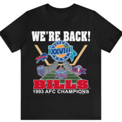 Vintage 1993 Buffalo Bills We're Back Super Bowl XXVIII T-shirt 5 Vintage 1993 Buffalo Bills We're Back Super Bowl Xxviii T shirt