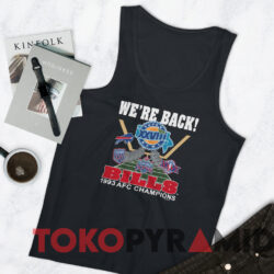 Vintage 1993 Buffalo Bills We're Back Super Bowl XXVIII T-shirt 3 Vintage 1993 Buffalo Bills We're Back Super Bowl Xxviii T shirt Black TankTop