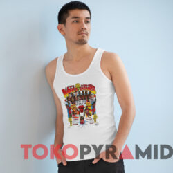 Vintage 1993 Buffalo Bulls NBA Caricature T-shirt 4 Vintage 1993 Buffalo Bulls Nba Caricature T shirt White TankTop