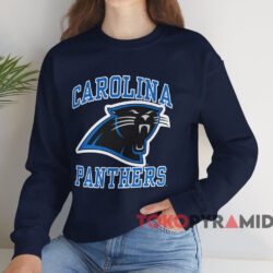 Vintage 1993 Carolina Panthers Logo T-shirt 4 Vintage 1993 Carolina Panthers Logo T shirt Navy Sweatshirt