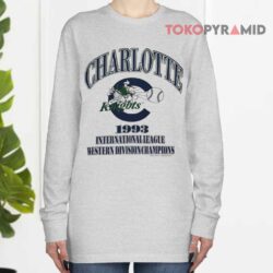 Vintage 1993 Charlotte Knights Champions Long sleeved