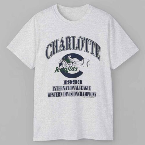 Vintage 1993 Charlotte Knights Champions T shirt