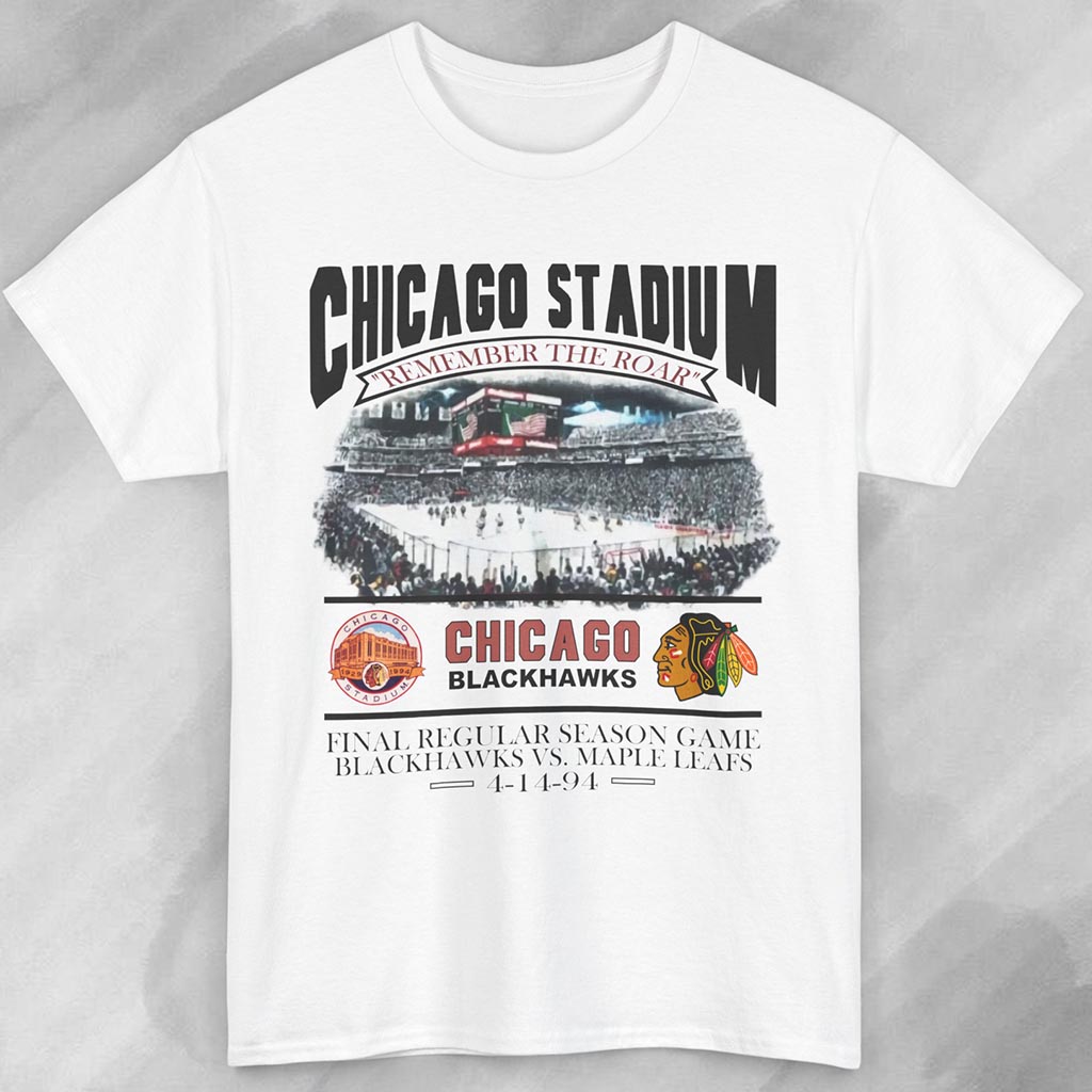 Vintage 1993 Chicago Blackhawks Stadium Shirt Remember The Roar Vintage 1993 Chicago Blackhawks Stadium Shirt Remember The Roar