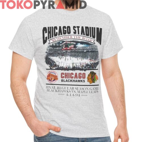 Vintage 1993 Chicago Blackhawks Stadium Shirt Remember The Roar Vintage 1993 Chicago Blackhawks Stadium Shirt Remember The Roar