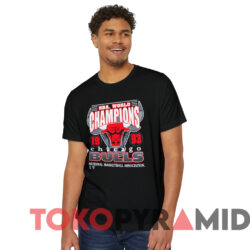 Vintage 1993 Chicago Bulls Nba World Champions T shirt Black T shirt