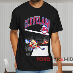 Vintage 1993 Cleveland Indians Taz Shirt Black T shirt