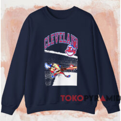Vintage 1993 Cleveland Indians Taz Shirt 4 Vintage 1993 Cleveland Indians Taz Shirt Navy Sweatshirt