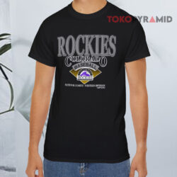 Vintage 1993 Colorado Rockies Baseball Black T shirt