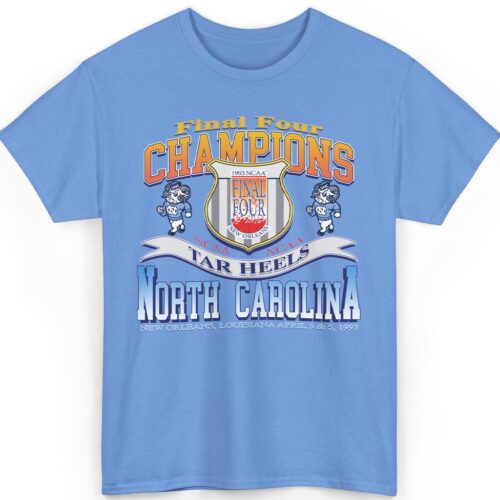 Vintage 1993 Final Four Champions Tar Heels Shirt Vintage 1993 Final Four Champions Tar Heels Shirt