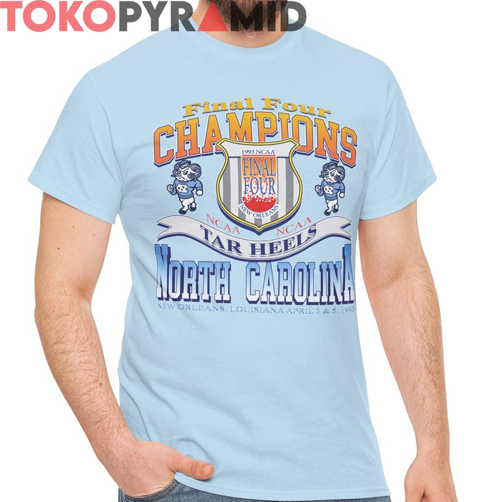 Vintage 1993 Final Four Champions Tar Heels Shirt Vintage 1993 Final Four Champions Tar Heels Shirt