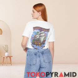 Vintage 1993 Grateful Dead Ship Of Fools Double Sided White Shirt Woman Back Side