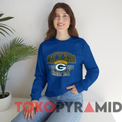Vintage 1993 Green Bay Packers Nfl Football T shirt Blue Sweatshirt