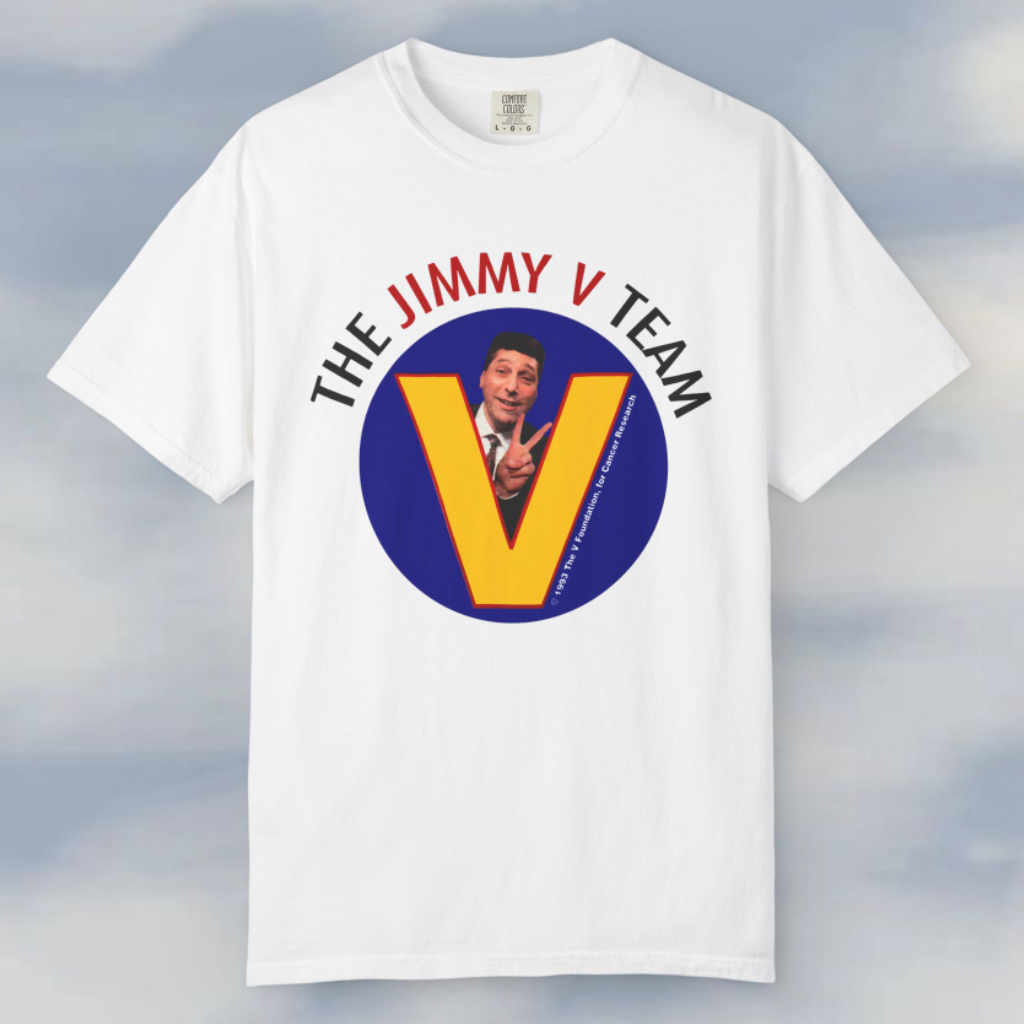 Vintage 1993 Jimmy Valvano The V Team T shirt Vintage 1993 Jimmy Valvano The V Team T shirt