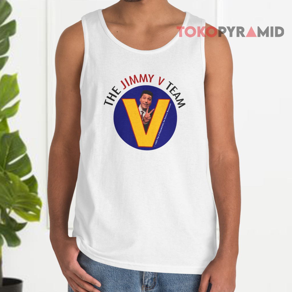 Vintage 1993 Jimmy Valvano The V Team Tank Top Vintage 1993 Jimmy Valvano The V Team Tank Top