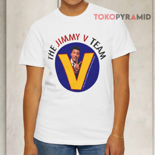 Vintage 1993 Jimmy Valvano The V Team White T shirt