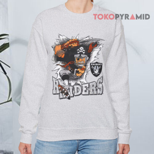 Vintage 1993 Los Angeles Raiders Nfl Football Sweatshirt