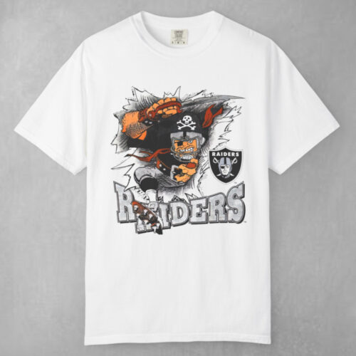 Vintage 1993 Los Angeles Raiders Nfl Football T shirt