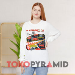 Vintage 1993 Nascar In Memory Of Davey Allison Rare T-shirt 2 Vintage 1993 Nascar In Memory Of Davey Allison White Long sleeved