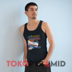 Vintage 1993 Nascar Mark Martin Valvoline Black Tank Top