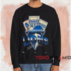 Vintage 1993 Detroit Lions T-shirt 3 Vintage 1993 Nfc Detroit Lions T shirt Black Sweatshirt