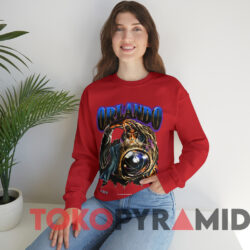 Vintage 1993 Orlando Magic Wizard Basketball T-Shirt 3 Vintage 1993 Orlando Magic Wizard Basketball T shirt Red Sweatshirt