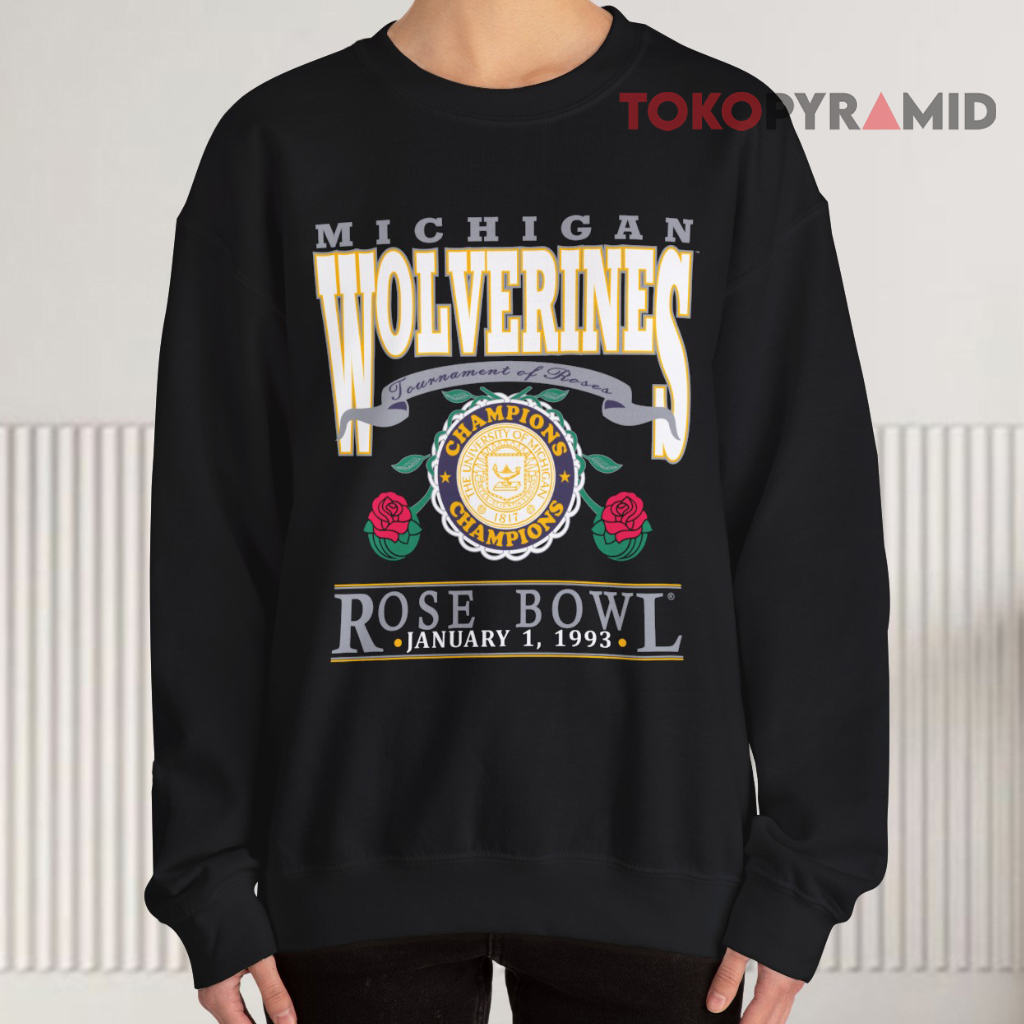Vintage 1993 Rose Bowl Michigan Football Sweatshirt Vintage 1993 Rose Bowl Michigan Football Sweatshirt