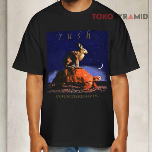 Vintage 1993 Rush Counterparts Black T shirt