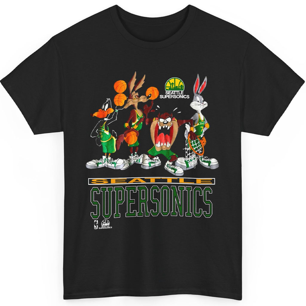 Vintage 1993 Seattle Supersonics Looney Tunes Shirt Vintage 1993 Seattle Supersonics Looney Tunes Shirt