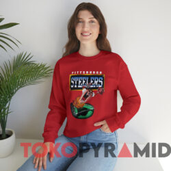Vintage 1993 Tasmanian Devil Pittsburgh Steelers T-shirt 3 Vintage 1993 Tasmanian Devil Pittsburgh Steelers T shirt Red Sweatshirt
