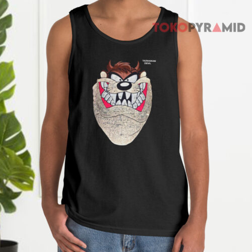Vintage 1993 Taz The Tasmanian Devil Big Face Tank Top