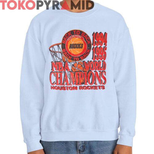 Vintage 1994 1995 NBA World Champions Houston Rockets Shirt