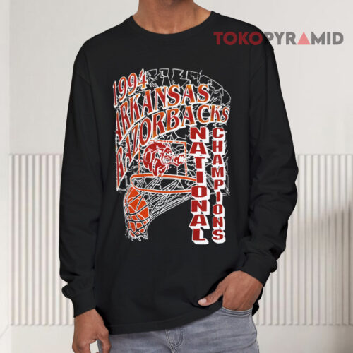 Vintage 1994 Arkansas Razorbacks National Champions Long sleeved