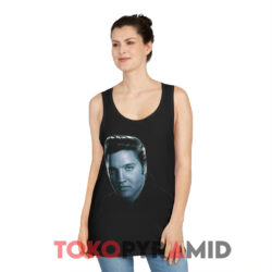 Vintage 1994 Elvis Presley Big Print Shirt 2 Vintage 1994 Elvis Presley Big Print Black Tank Top