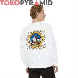 1994 Grateful Dead Rick Griffin Collection Eyeball Surfing Art Rare Shirt 4 Vintage 1994 Grateful Dead Rick Griffin Collection Eyeball Surfing Art 2 Sided Rare Sweatshirt Back
