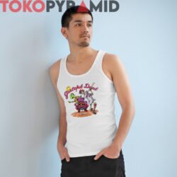Vintage 1994 Grateful Dead Steal Your Base 2 Sided Rare White Tank Top