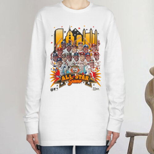 Vintage 1994 MLB All Star Game Pittsburgh Pirates Salem Caricature Long sleeved Vintage 1994 MLB All Star Game Pittsburgh Pirates Salem Caricature Long sleeved
