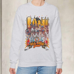 Vintage 1994 MLB All Star Game Pittsburgh Pirates Salem Caricature T-Shirt 3 Vintage 1994 MLB All Star Game Pittsburgh Pirates Salem Caricature Sweatshirt