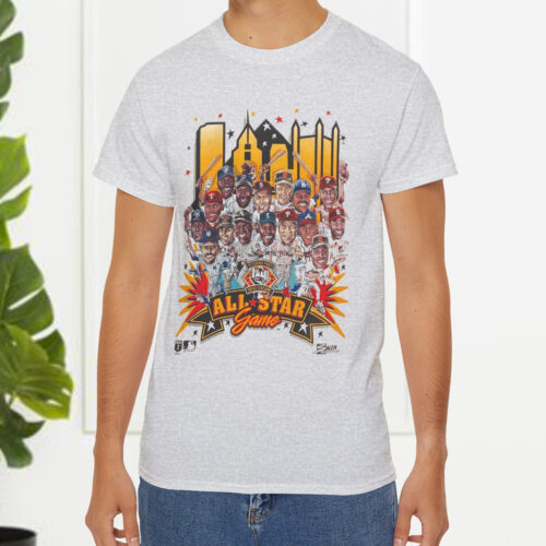 Vintage 1994 MLB All Star Game Pittsburgh Pirates Salem Caricature T shirt Vintage 1994 MLB All Star Game Pittsburgh Pirates Salem Caricature T shirt