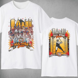 Vintage 1994 MLB All Star Game Pittsburgh Pirates Salem Caricature T shirt